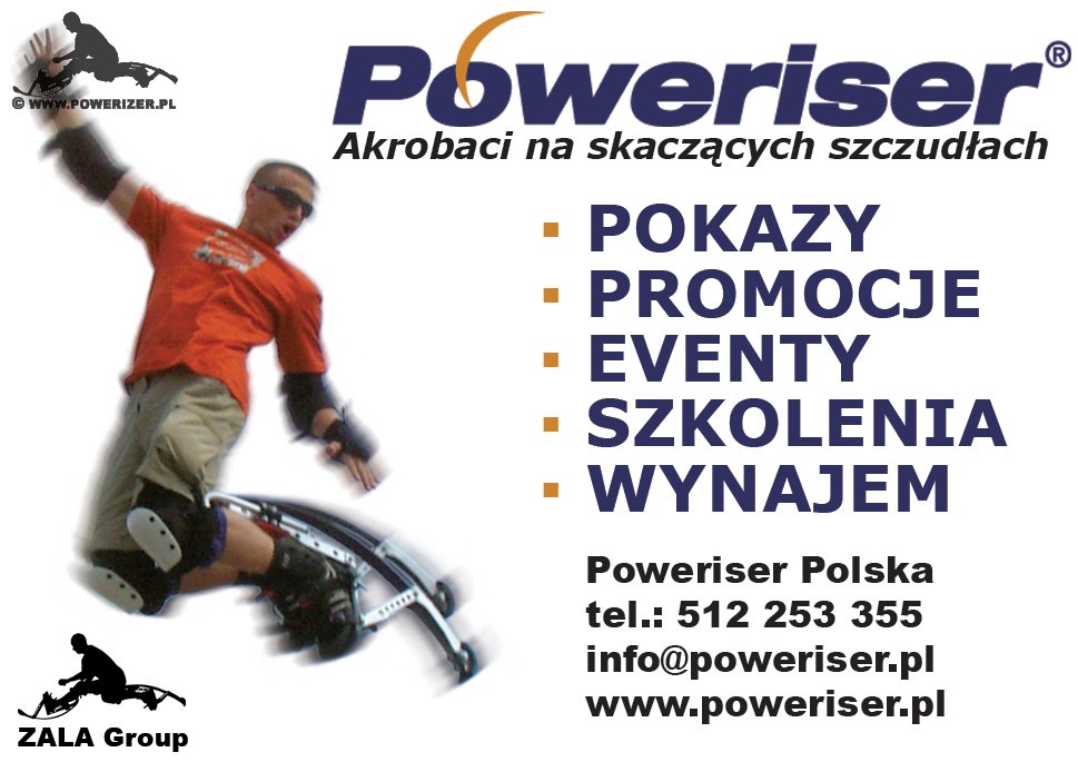 Poweriser Polska - akrobaci na skaczących szczudłach