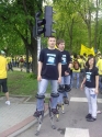 Marsz studentów UWM ulicami Olsztyna